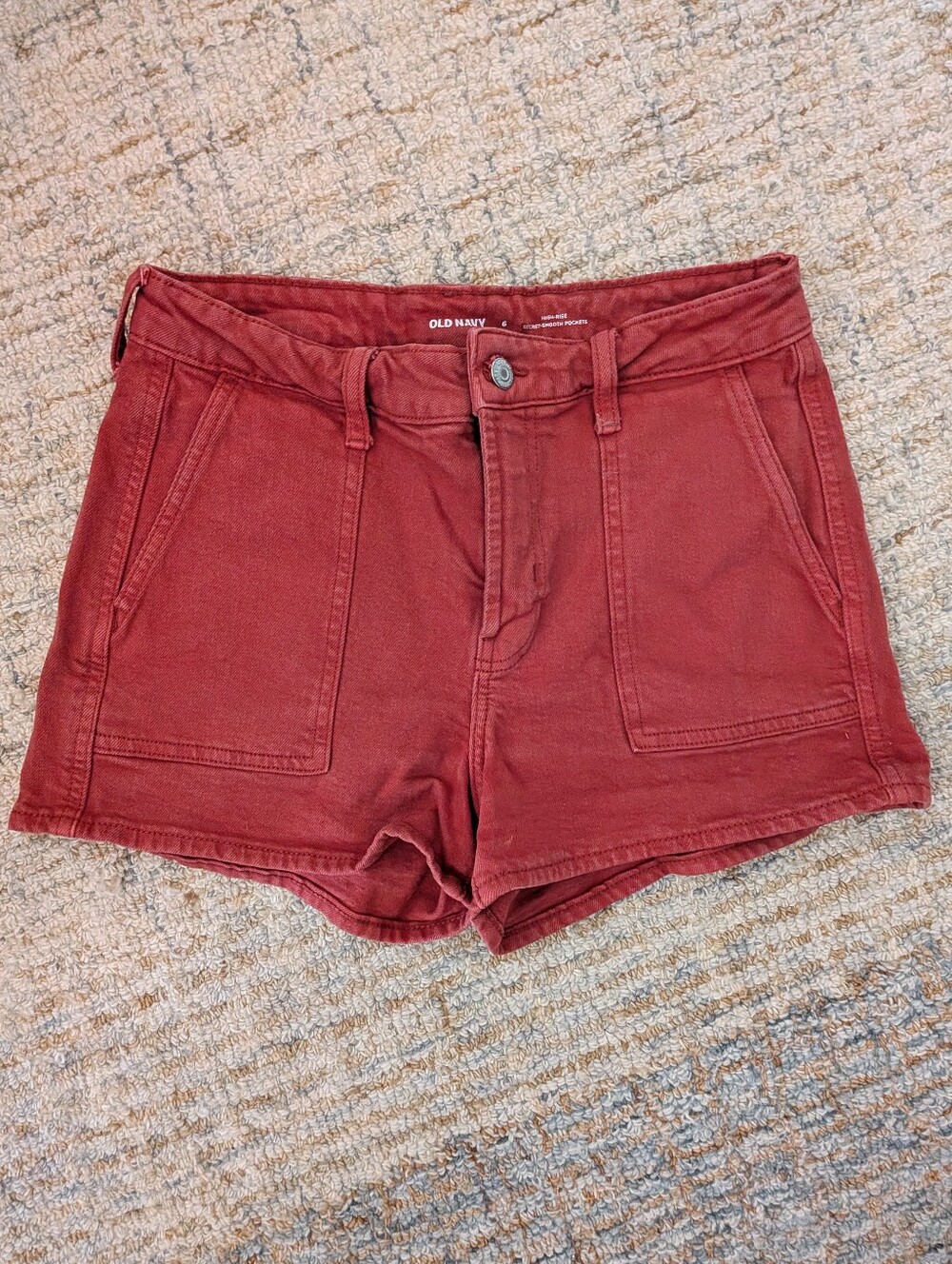 Old Navy Women's High-Rise Utility Shorts -6